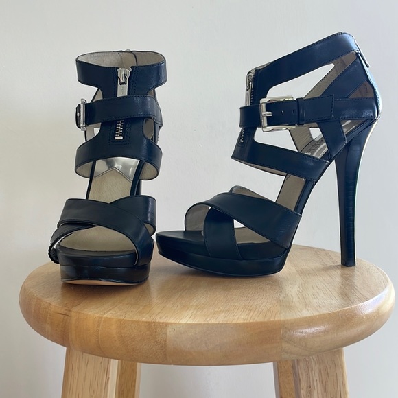 Michael Kors Anya Platform Heels *worn once* - Picture 1 of 7